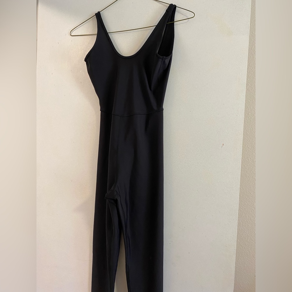black jumpsuit